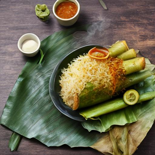 Bamboo Chicken Biryani