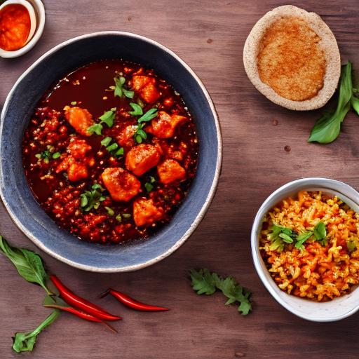 Chicken Schezwan Rice