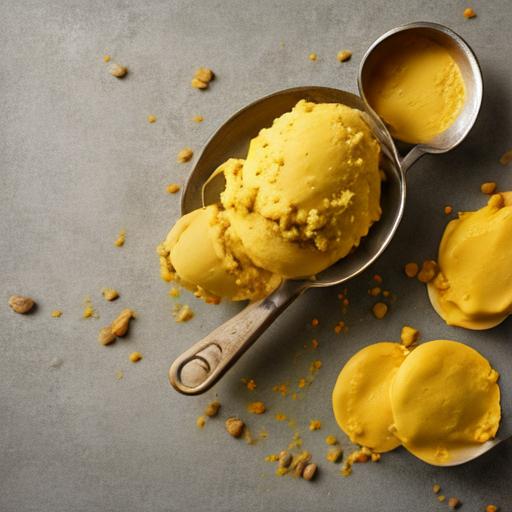 Kesar Pista Ice Cream